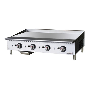 48" Thermostatic Natural Gas Griddle by Winco – Standard, Plastic, Model NGGD-48T