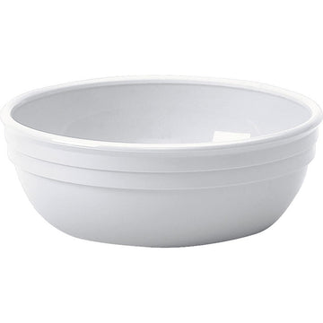 Dinnerware Bowl Nappie 12.5oz. White Case Qty by Cambro – 12.5 ounces, Polycarbonate, White, Pack of 48, Model 100CW148