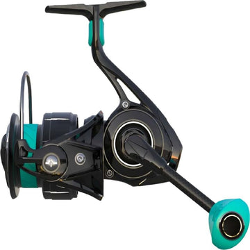 Elite Carbon Series Spinning Reels (3000) by Toadfish – 3000, Aluminum, Black, Model TFSP-CARBON-REELS
