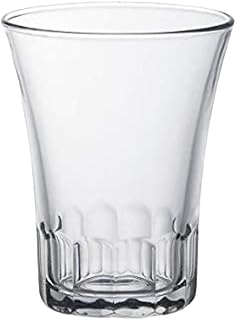 Duralex Made In France Amalfi Glass Tumbler (Set of 4), 4.62 oz, Clear