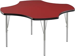 Correll Activity Tables with Red and Black Finish A48-CLO-35-14-09