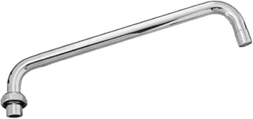 T&S Brass 5SP-14 Nozzle, Swing, 14" Length, 3/4-27UN Laminar Outlet Device, Chrome