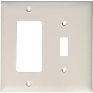 Pass & Seymour TP126WCC12 2 Gang 1 Decorator Opening Nylon Wall Plate, White