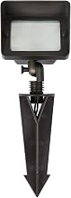 Elitco Lighting Outdoor 12V Cast Brass Flood Light Dark Bronze