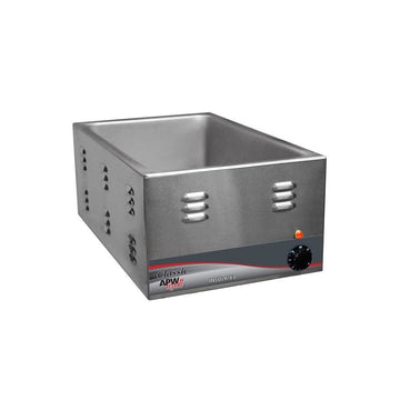 3D-W3VI-120 22 qt Classic Countertop Food Warmer - 22 1/16" L x 14" 1/16" W x 9 3/4" H by APW Wyott – 22.0 quarts, Stainless Steel, Model W-3VI