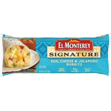 Ruiz Jalapeno Egg and Cheese Burrito by Uncle Rays – 4.5 Ounce (Pack of 24), Pack of 24