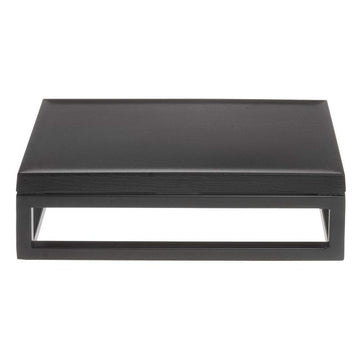 Black Display Riser with Black Top - 3 1/5" H by HUBERT – Metal, Black, Model 39035+98771