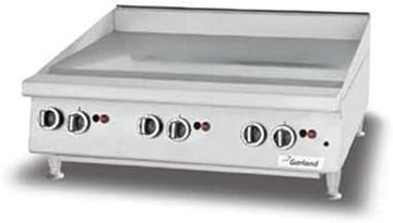 Garland GTGG48-G48M Heavy Duty Countertop Gas Griddle with 47-1/4"W x 23"D Cooking Surface & Manual Controls