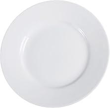 Yanco AC-22 ABCO Round Plate, 8.25" Diameter, Porcelain, Super White, Pack of 36