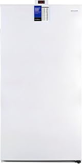 ACCUCOLD FFUF234 General Purpose Medical 33" Wide Upright All-Freezer, 21 cu.ft. Capacity, Magnetic Door Gasket, Frost-free Operation, Digital Controls, Adjustable Shelves, White Cabinet