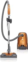 Kenmore 81214 200 Series Pet Friendly Lightweight Bagged Canister Vacuum with HEPA, 2 Motor System, and 3 Cleaning Tools-Orange | Lightweight, HEPA, 2 Motor System, and 3 Cleaning Tools - 81214