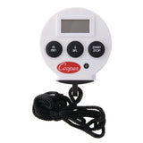Atkins 3-Function 99 Minute Digital Timer with Lanyard by Cooper – Plastic, White, Model TS100-0-8
