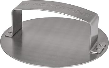 Smash & Sear Press – Stainless Steel Burger Smasher | Blackstone® Griddle & Grill Tool, Hamburger & Patty Maker, Panini & Sandwich Press, Meat & Veggie Compatible, Bacon Press