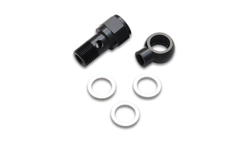 LS Engline Oil Pressure Gauge Adapter Fitting by Vibrant Performance – Stock, Aluminum, Black, Model 16790