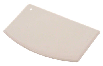 Browne 5" Plastic Bowl Scraper by Browne Foodservice – 5-1/2-Inch, Plastic, White, Model FS-8446