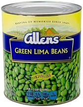 Allens Green Lima Beans, 109 Ounce Can -- 6 per case.