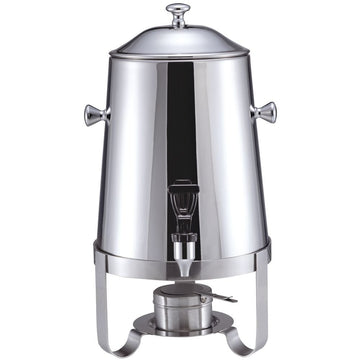 Coffee Urn Stainless 2.3 Gallon by HUBERT – 2.3 gallons, Stainless Steel, Silver, Model 10802