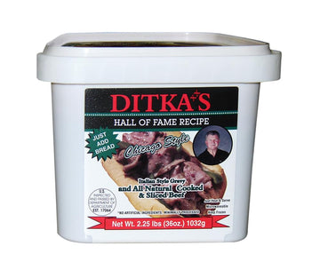 Ditkas Chicago Style Italian Beef and Gravy -- 6 per case. by Devanco – 2.25 Pound (Pack of 6), Pack of 6