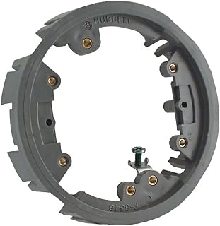 6244 Round Floor Box Non-Metallic Adapter Ring, Gray Finish for use with Raco Floor Box 5511