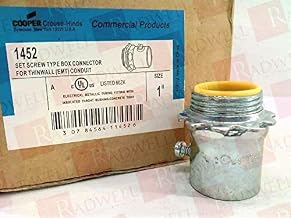 CROUSE HINDS 1452 1 EMT SS Conn Insulated