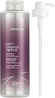 Joico Defy Damage Detox Shampoo | Removes Chlorine, Hard Water Residue, Product Buildup, Metals, & Trace Minerals | Strengthens Bonds & Preserves Hair Color | Vegan | Sulfate-Free