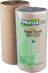 Marcal Paper Towels, Recycled Kraft Kitchen Paper Towels, 2-Ply, 250 Sheets Per Roll, 12 Rolls, Chemical Free (250HCK)