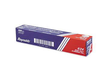 624 Heavy Duty Aluminum Foil Roll by Reynolds – 18x500 Inch (Pack of 1), Aluminum, Silver, Model FBA_624