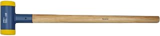Wiha 80299 Dead Blow Sledge Hammer, Medium Hard Face, Recoilless, Polyurethane Face, Hickory Handle, 3.9" Face, 43.2" Overall Length