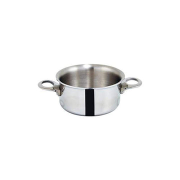 Casserole Pan by Winco – 0.4 Quarts, 425.0 milliliters, Stainless Steel, Silver, Model DCCR-3S