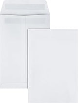 Quality Park 6 x 9 Catalog Mailing Envelopes, Redi-Seal Self Seal Envelope Closure, 28 lb White Wove Paper, 100 per Box (QUA43117)