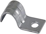 RACO 2081 Strap, 1 Hole, 3/8" Trade Size, Steel for Mounting AC/MC Cables (Pack of 100)
