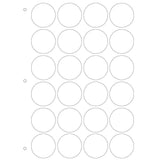 FIFO Plain White Bottle Labels by FRANKE KINDRED CANADA LTD – Paper, White, Pack of 24, Model 8010-010