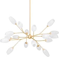 Troy Lighting F2144-VGL Aldean - 18 Light Chandelier 24.5 inches Tall and 44 inches Wide - Vintage Gold Leaf Finish