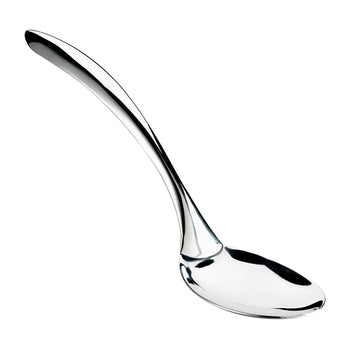 13.5" 18/8 Stainless Steel Solid Spoon -Eclipse Collection by Browne Foodservice – 13-1/2-Inch, Stainless Steel, Silver, Model 573173