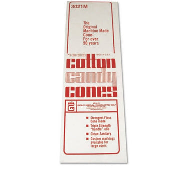 TACVPI Cotton Candy Cone by - 4000 CT by Gold Medal – White, Model 5GM3021