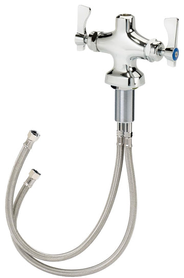Royal Series Single Hole Deck Mount Pre-Rinse Base by Krowne – 11"L x 16"W x 3"H, Brass, Model 21-202L