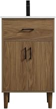 Elegant Kitchen and Bath Chandler 20" Single Bathroom Vanity in Walnut Brown