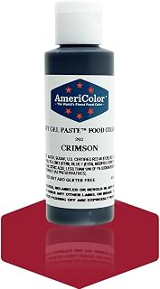 AmeriColor Crimson, 4.5 Ounce Bottle, Soft Gel Paste Food Color