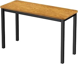 Correll Lab Table with Medium Oak and Black Finish LT2472-06-09-06
