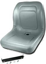 Replacement Gray High Back Seat Fits Dixie Chopper 2000 Lawn Mowers | Fits Xw2500-60, Xw2502-60