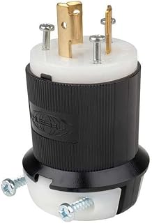 HBL2321 Hubbell 2321 Twist-Lock Devices 20A, 250V AC, 2 Pole, 3 Wire Grounding Insulgrip Plug 20 AMP 2P