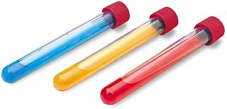 Learning Resources Plastic Test Tubes with Caps, Set of 12
