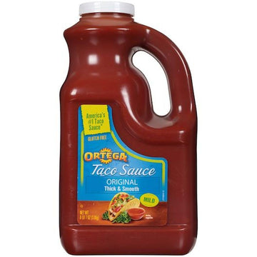 Taco Sauce 4 Case 1 Gallon by Ortega – Large, Pack of 4