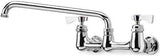 Krowne Royal Series 8" Center Wall Mount Faucet 6" Spout 14-806L Gray