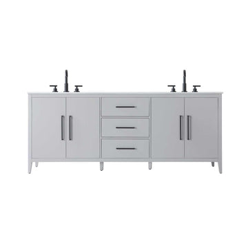 Millie Bathroom Vanity Grey by Lighting Design – Wood, Grey, Model VF29384DGR