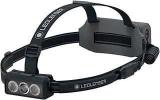 Ledlenser 502324 NEO9R LED Headlight, Black/Gray, Rechargeable, Outdoor, Running, Black, Gray