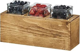 Madera Collection – Action Station Jar Unit – 15.75W x 5.5D x 8.75H – Pine Wood