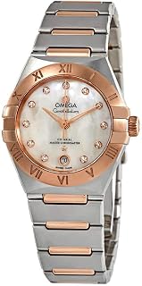 Omega Constellation Manhattan Co-Axial Master Chronometer Mother of Pearl Diamond Dial 29 mm Ladies Watch