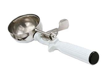 4 oz. Stainless Steel Disher by Vollrath – Size 8, 4.0 ounces, Stainless Steel, Gray, Model 47140