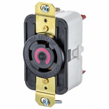 78856 Locking Receptacle by Hubbell – Metal, See Image, Model HBL2730ST